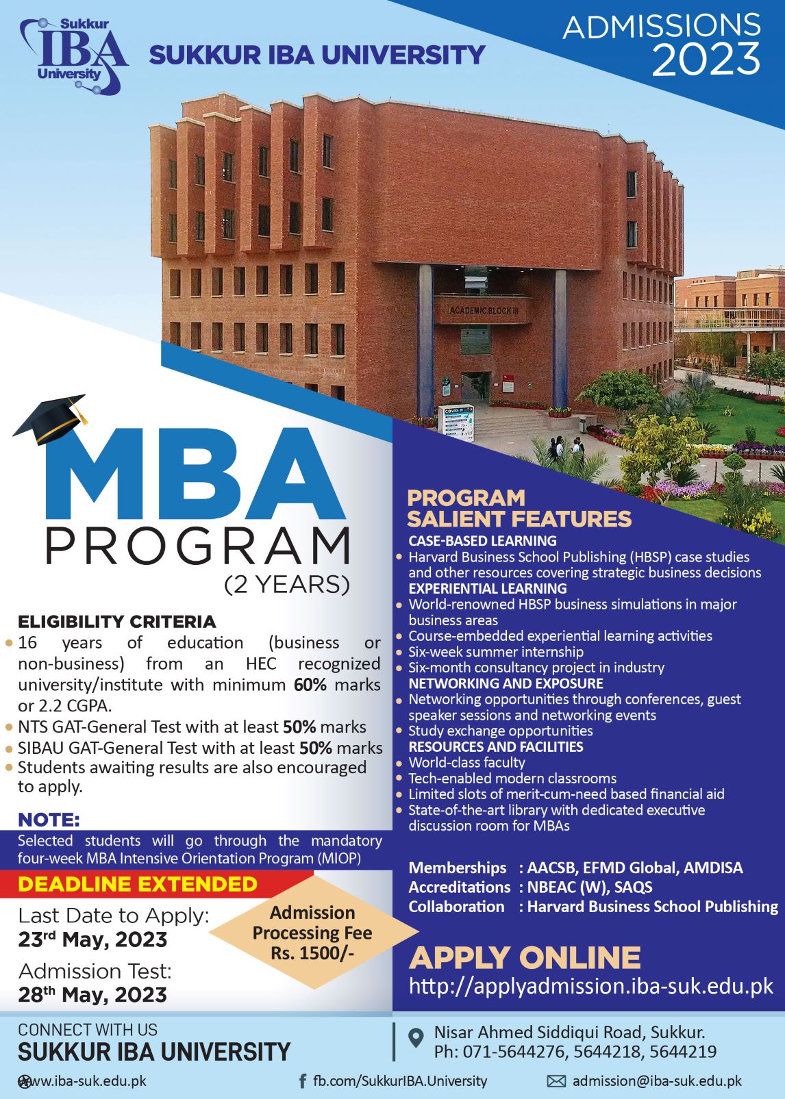 Mba Program Sukkur Iba University